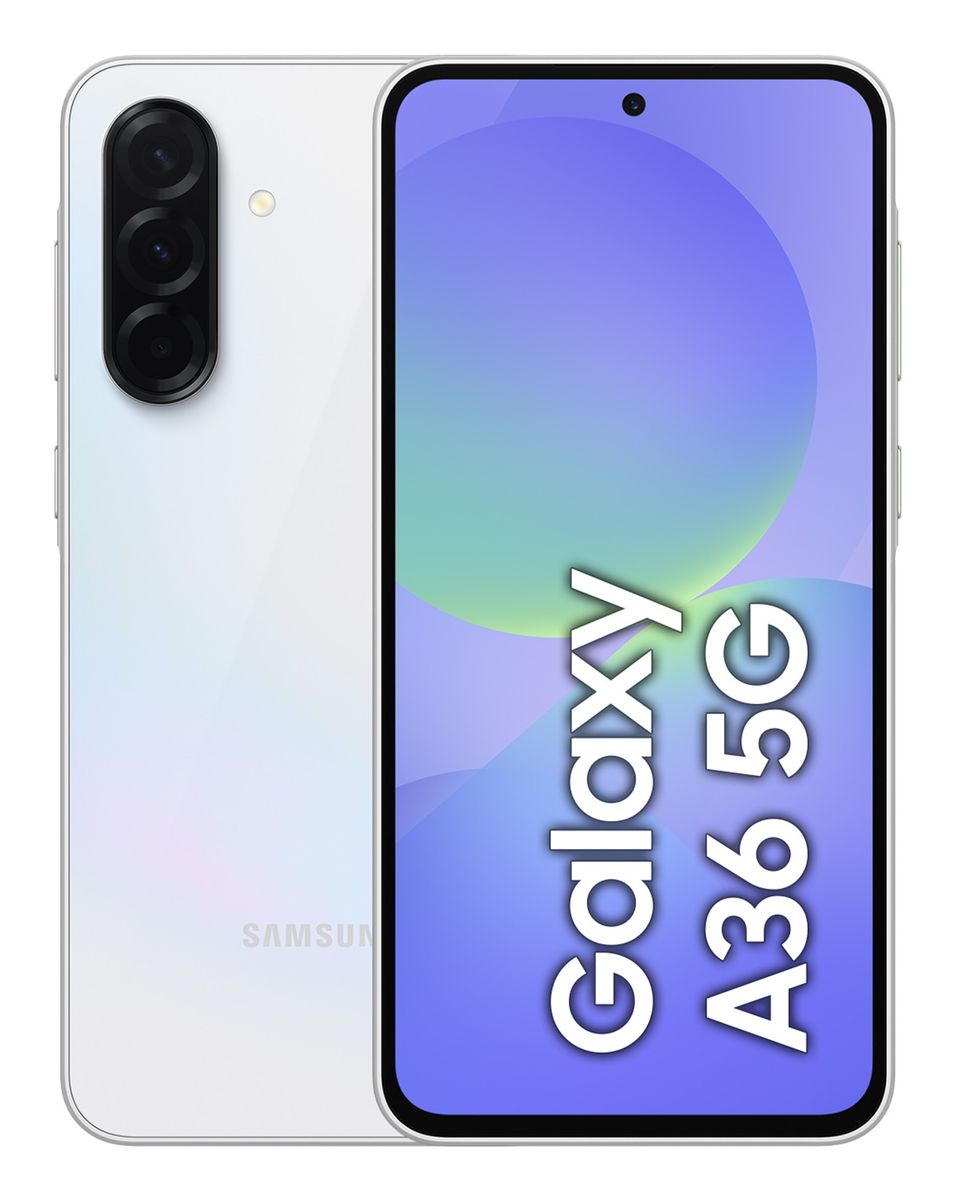Samsung Galaxy A36 5G, Smartphone con Funzioni intelligenti, Display Super AMOLED 6.7, 6GB RAM, 128GB, Camera 50MP, Batteria 5.000 mAh, IP67, Awesome White [SM-A366BZABEUE]