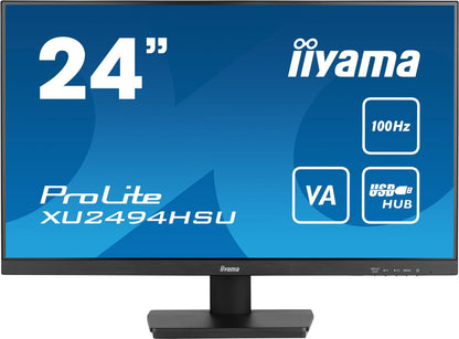 iiyama ProLite Monitor PC 60,5 cm (23.8") 1920 x 1080 Pixel Full HD LED Nero [XU2494HSU-B6]