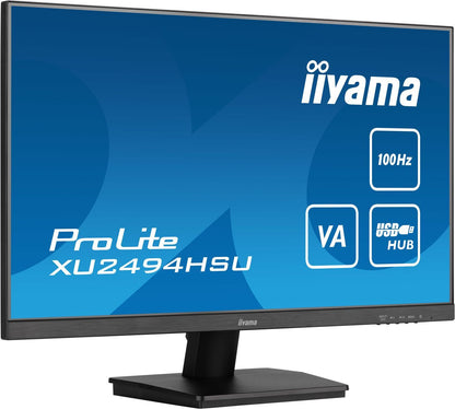iiyama ProLite Monitor PC 60,5 cm (23.8") 1920 x 1080 Pixel Full HD LED Nero [XU2494HSU-B6]