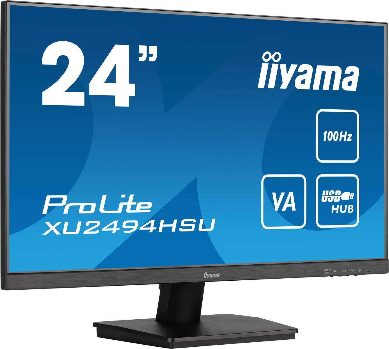 iiyama ProLite Monitor PC 60,5 cm (23.8") 1920 x 1080 Pixel Full HD LED Nero [XU2494HSU-B6]