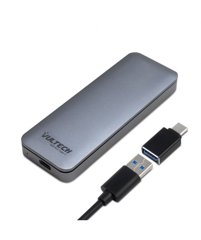 Vultech Box Esterno per SSD PCIe M.2 NVMe Type-C [GS-NVMETC]