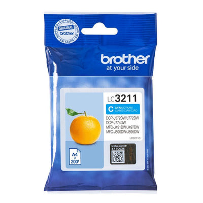 Brother LC3211C cartuccia d'inchiostro 1 pz Originale Resa standard Ciano [LC3211C]