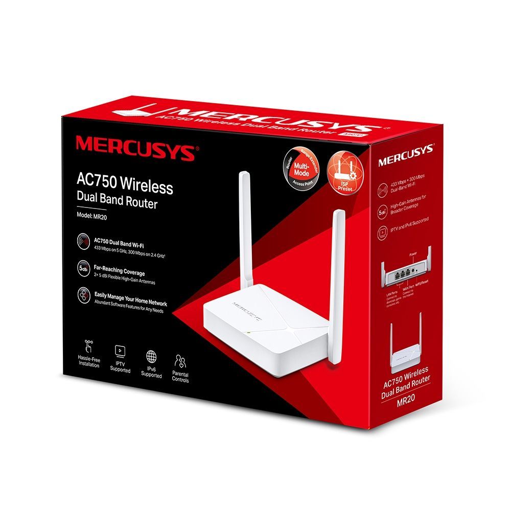 AC750 DUAL-BAND WI-FI ROUTER [MR20]