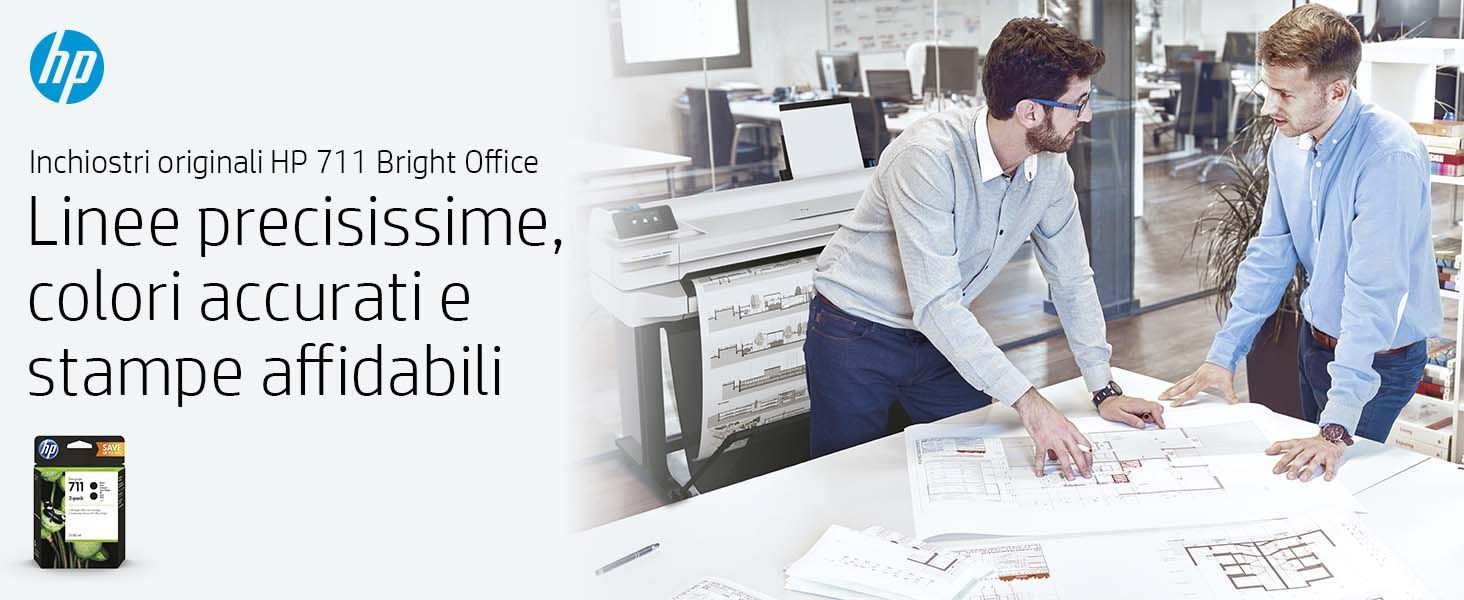 HP Confezione da 3 di cartucce inchiostro ciano DesignJet 711, 29 ml [CZ134A]