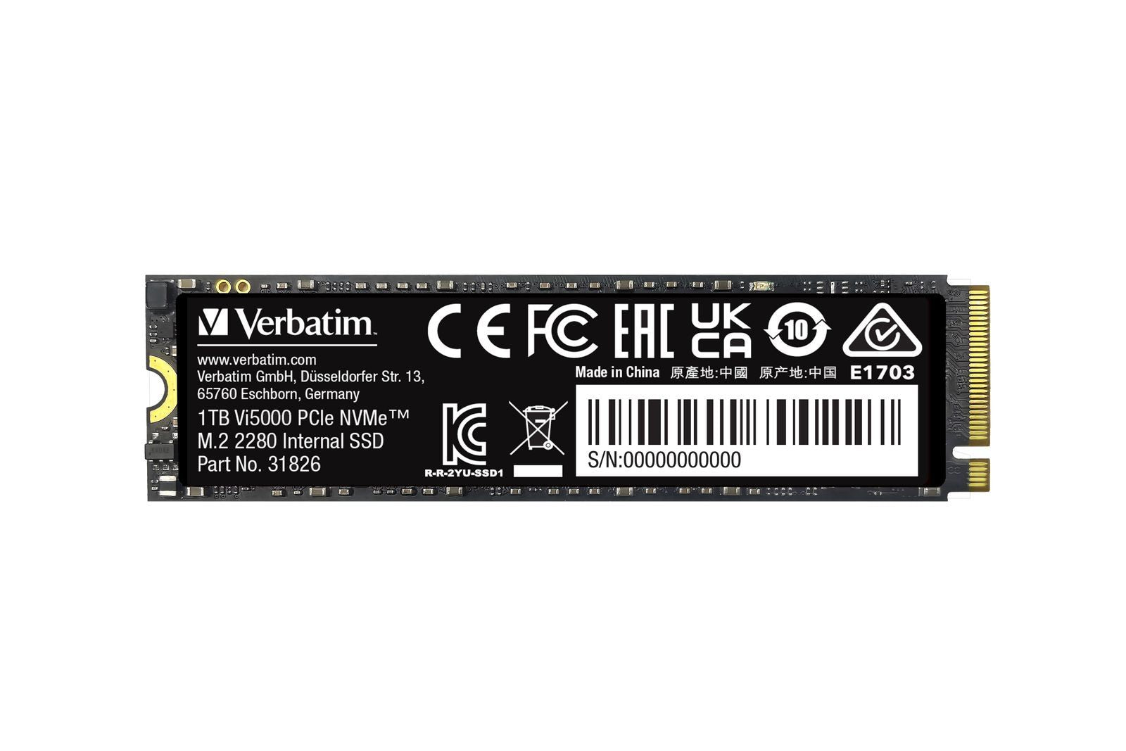 Verbatim Vi5000 M.2 1 TB PCI Express 4.0 3D NAND NVMe [31826]