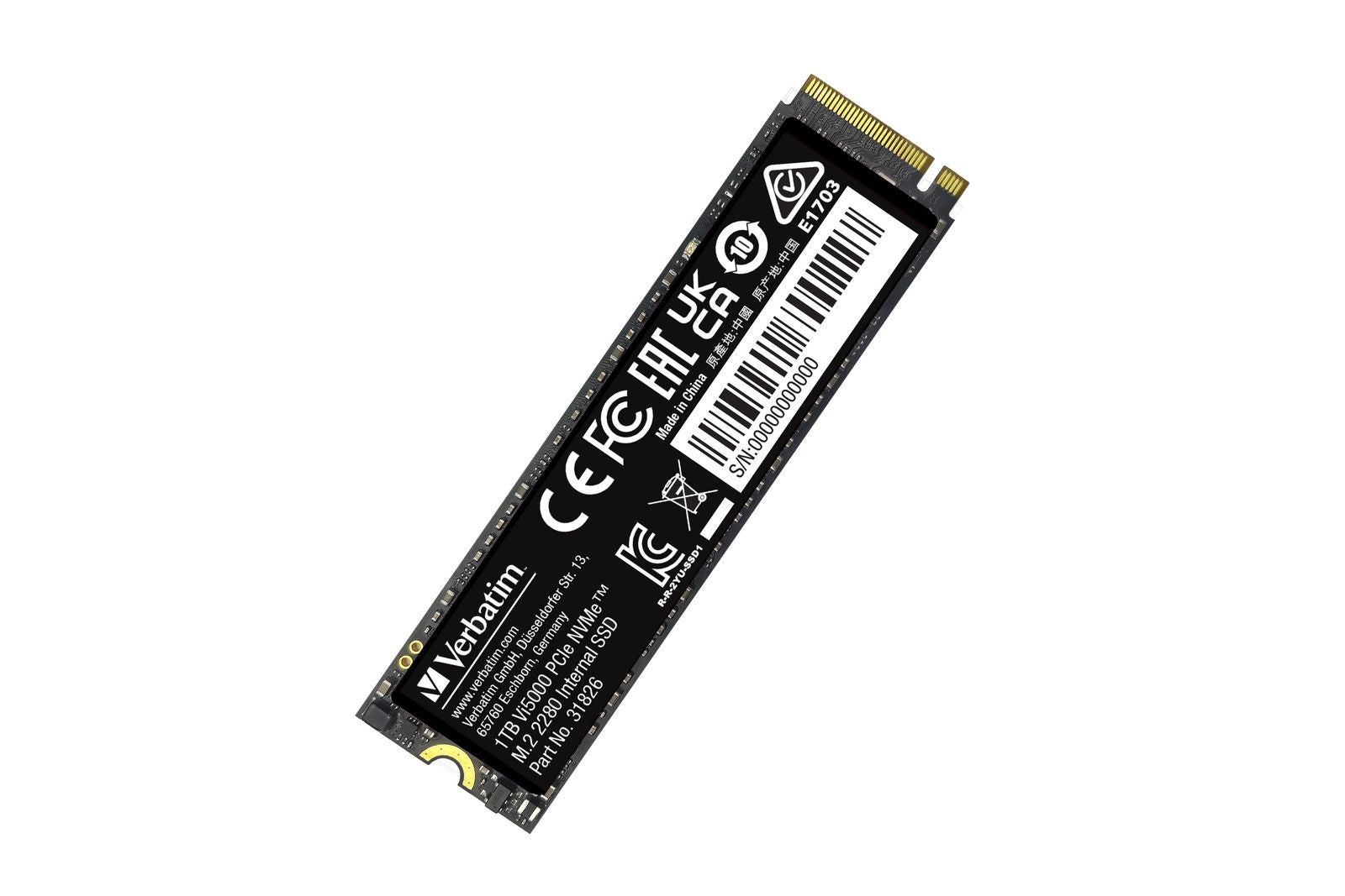 Verbatim Vi5000 M.2 1 TB PCI Express 4.0 3D NAND NVMe [31826]