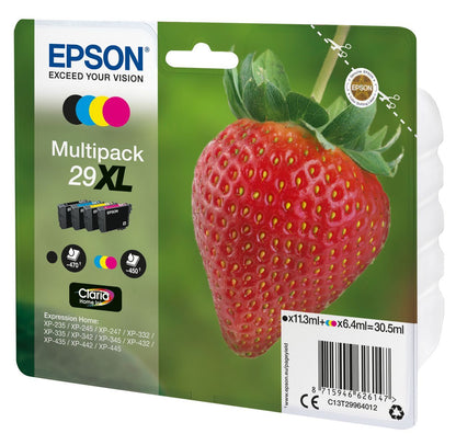 Epson Strawberry Multipack Fragole 4 colori Inchiostri Claria Home 29XL [C13T29964012]