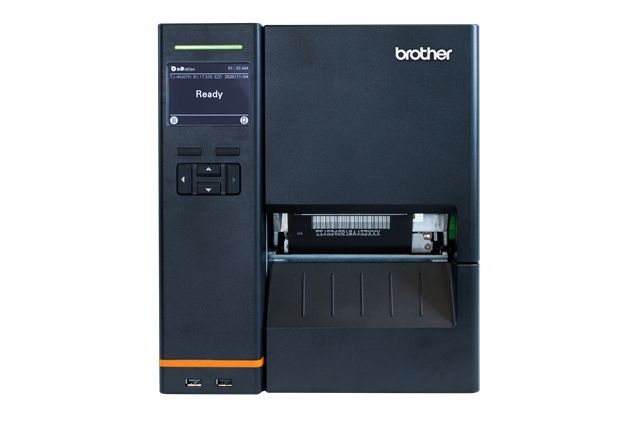 Brother TJ-4420TN stampante per etichette (CD) Linea termica 203 x 203 DPI Cablato Collegamento ethernet LAN [TJ4420TNZ1]
