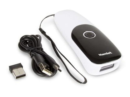 Hamlet HBCS-2DUWB lettore di codici a barre Lettore di codici a barre portatile 1D/2D Nero, Bianco [HBCS-2DUWB]