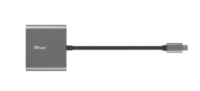 Trust Dalyx USB 3.2 Gen 1 (3.1 Gen 1) Type-C Alluminio, Nero [23772]