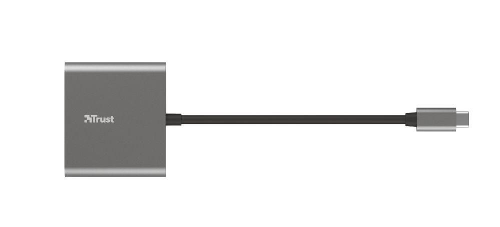 Trust Dalyx USB 3.2 Gen 1 (3.1 Gen 1) Type-C Alluminio, Nero [23772]