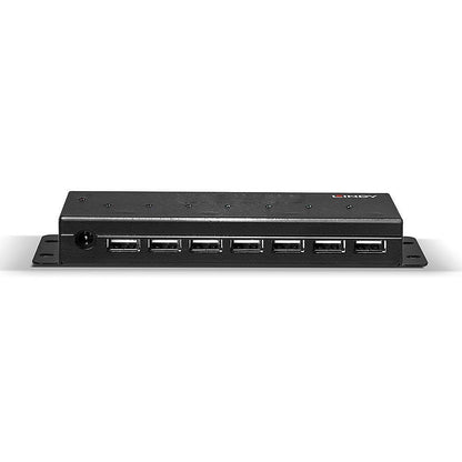 Lindy 7-Port USB Hub perno e concentratore 480 Mbit/s Nero [LINDY42794]