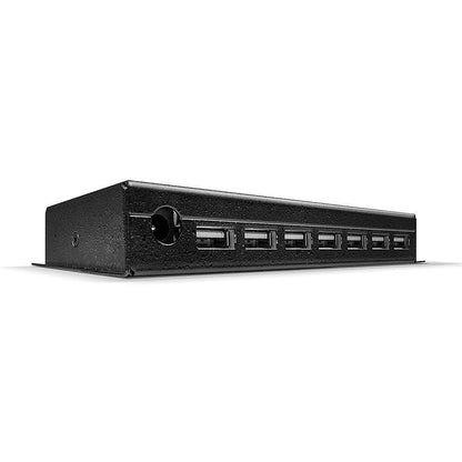 Lindy 7-Port USB Hub perno e concentratore 480 Mbit/s Nero [LINDY42794]