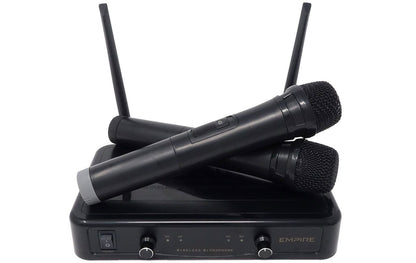 COPPIA RADIOMICROFONI CON RICEVITORE UHF [EMSP.W601IID]