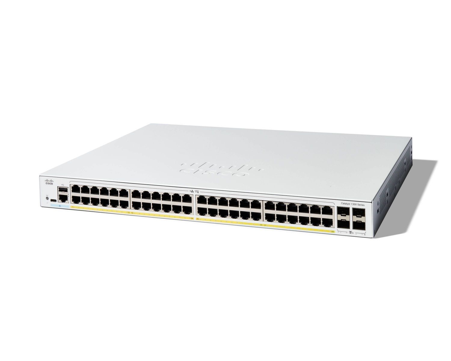 Cisco C1300-48FP-4X switch di rete Gestito L2/L3 Gigabit Ethernet (10/100/1000) Bianco [C1300-48FP-4X]