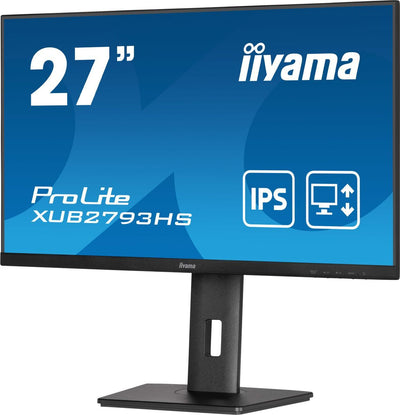 iiyama ProLite XUB2793HS-B6 LED display 68,6 cm (27") 1920 x 1080 Pixel Full HD Nero [XUB2793HS-B6]