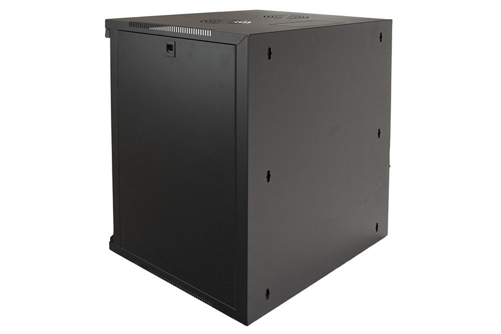 LINK Armadio Rack 19" 15 Unita' Da Muro Per Reti (A)750 X (L)540 X (P) 450 Mm Colore Nero Porta Vetro [LK1915UN]