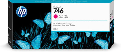 HP Cartuccia di inchiostro magenta 746 DesignJet da 300 ml [P2V78A]