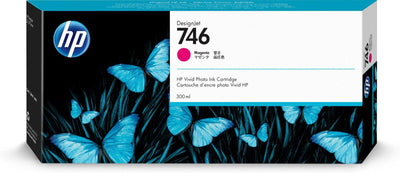 HP Cartuccia di inchiostro magenta 746 DesignJet da 300 ml [P2V78A]