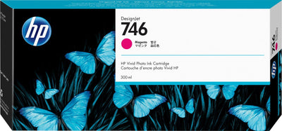 HP Cartuccia di inchiostro magenta 746 DesignJet da 300 ml [P2V78A]