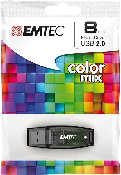 Emtec C410 8GB unità flash USB USB tipo A 2.0 Nero [ECMMD8GC410]