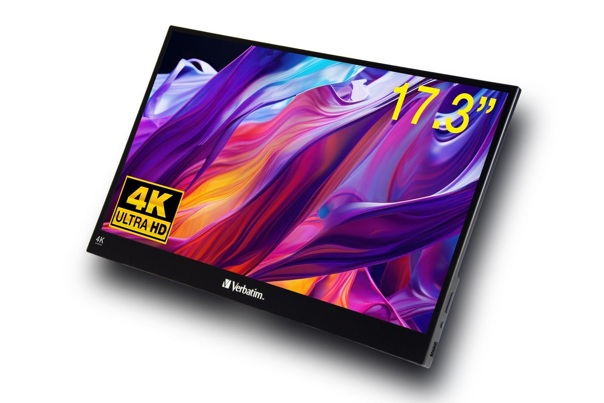 Verbatim 32239 Monitor PC 43,9 cm (17.3") 3840 x 2160 Pixel 4K Ultra HD LCD Touch screen Nero [32239]
