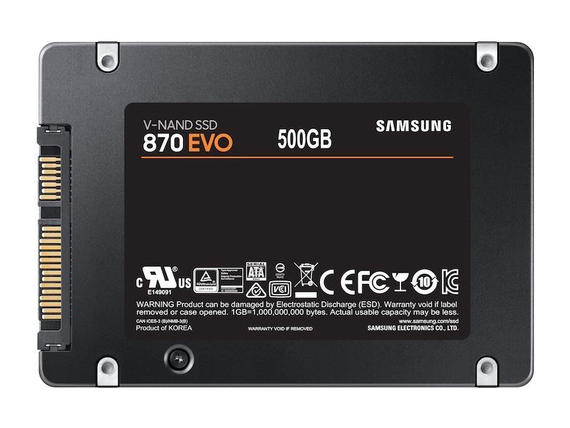 Samsung 870 EVO 500 GB 2.5" Serial ATA III V-NAND [MZ-77E500B/EU]