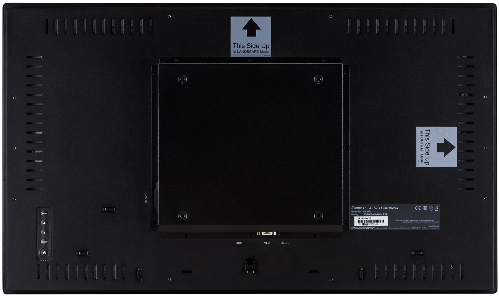 iiyama ProLite TF3215MC-B2AG Monitor PC 80 cm (31.5") 1920 x 1080 Pixel Full HD LED Touch screen Chiosco Nero [TF3215MC-B2AG]