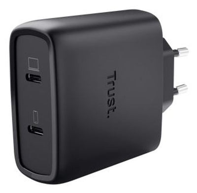 Trust Maxo Caricabatteria a 2 porte USB-C GaN da 65 W [25525]