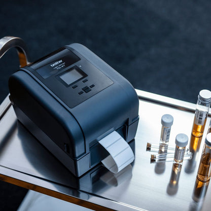 Brother TD4650TNWB stampante per etichette (CD) Termica diretta/Trasferimento termico 203 x 203 DPI 203,2 mm/s Con cavo e senza cavo Collegamento ethernet LAN Wi-Fi Bluetooth [TD4650TNWBZ1]