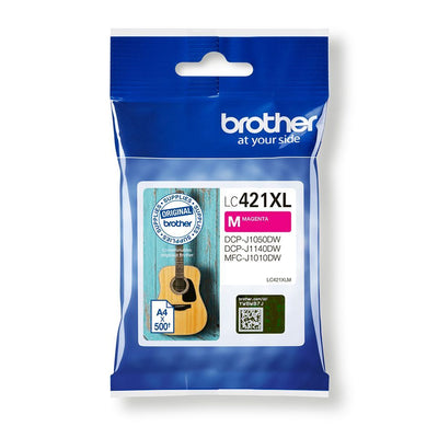 Brother LC-421XLM cartuccia d'inchiostro 1 pz Originale Resa elevata (XL) Magenta [LC421XLM]