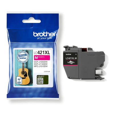 Brother LC-421XLM cartuccia d'inchiostro 1 pz Originale Resa elevata (XL) Magenta [LC421XLM]