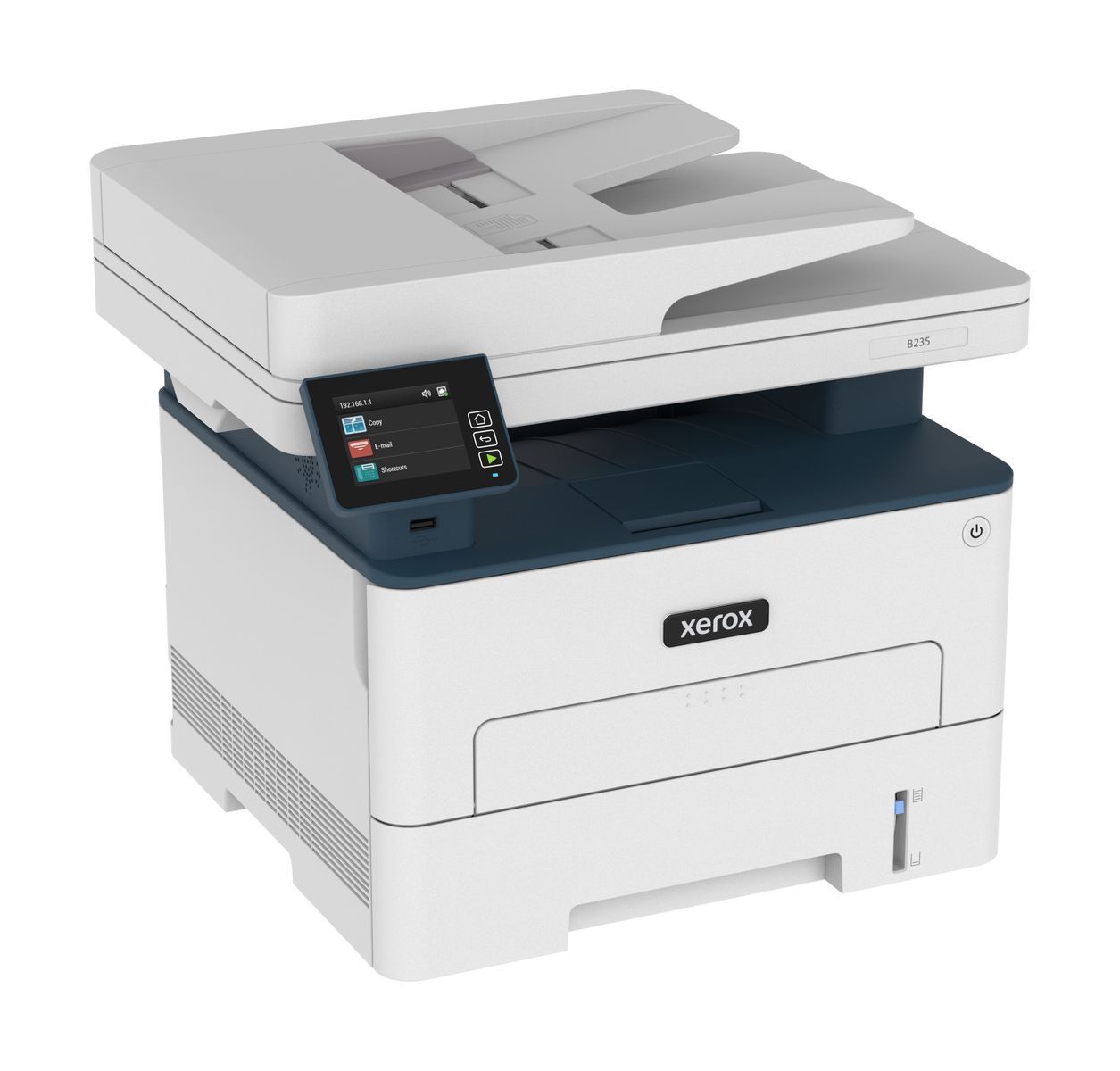 Xerox B235 A4 34 ppm Copia/Stampa/Scansione/Fax wireless con stampa fronte/retro PS3 PCL5e/6 ADF 2 vassoi Totale 251 fogli [B235V_DNI]