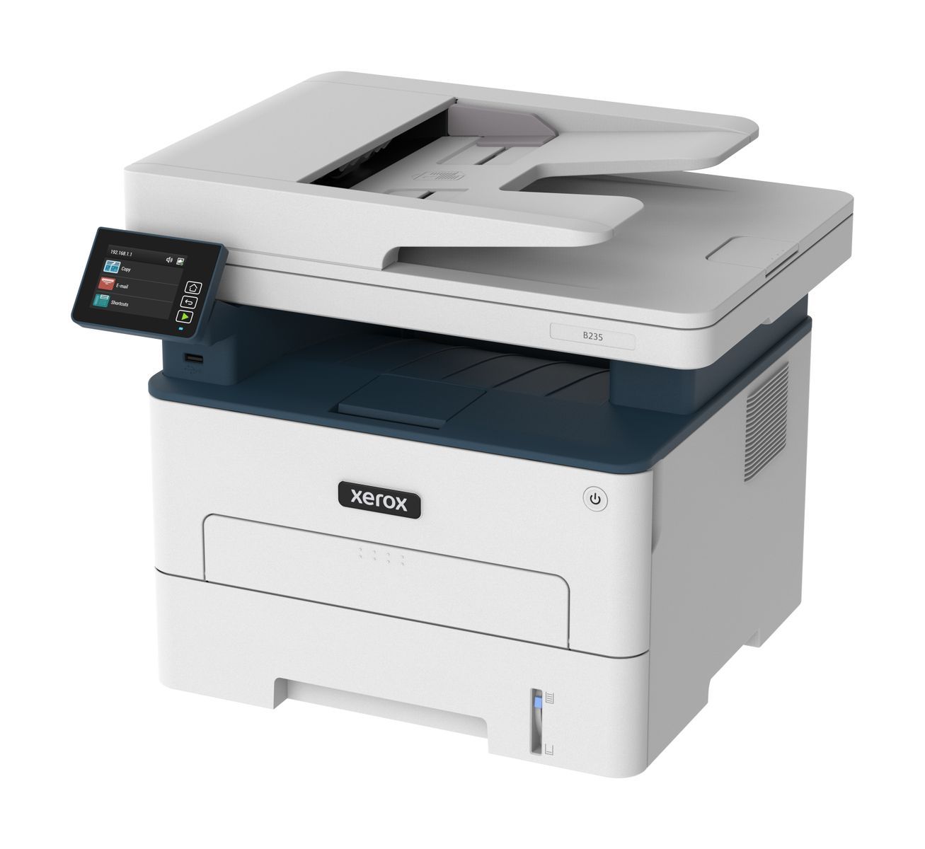 Xerox B235 A4 34 ppm Copia/Stampa/Scansione/Fax wireless con stampa fronte/retro PS3 PCL5e/6 ADF 2 vassoi Totale 251 fogli [B235V_DNI]