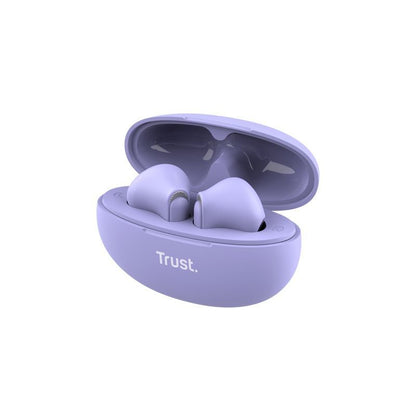 Trust Yavi Auricolare True Wireless Stereo (TWS) In-ear Musica e Chiamate USB tipo-C Bluetooth Viola [25299]