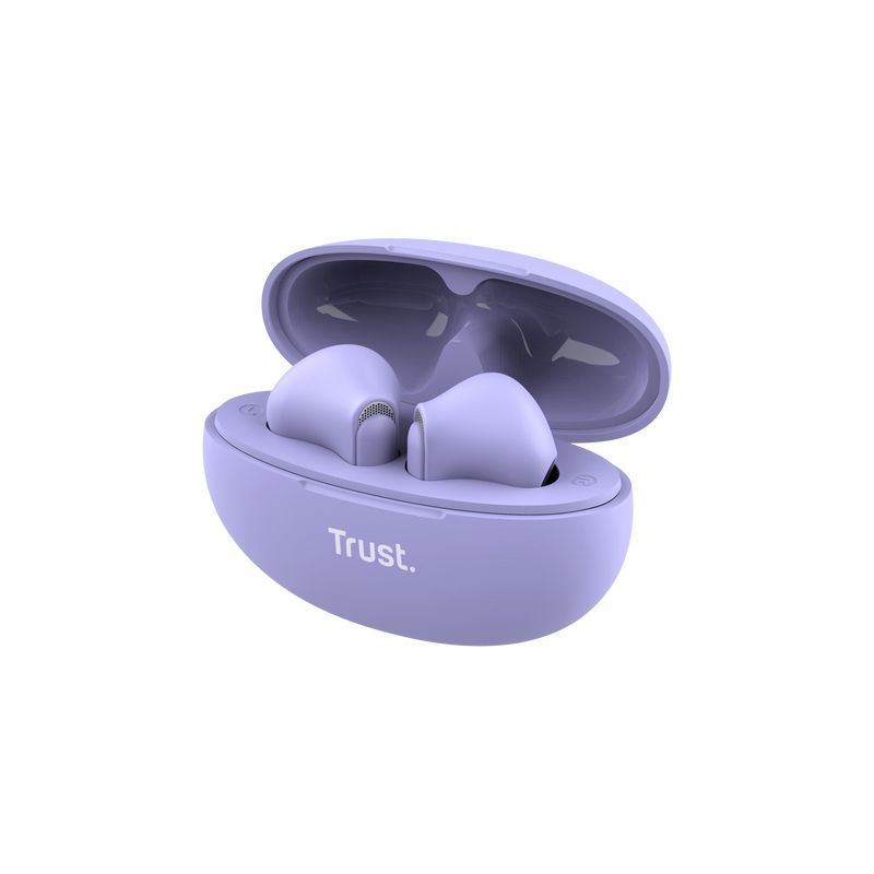 Trust Yavi Auricolare True Wireless Stereo (TWS) In-ear Musica e Chiamate USB tipo-C Bluetooth Viola [25299]