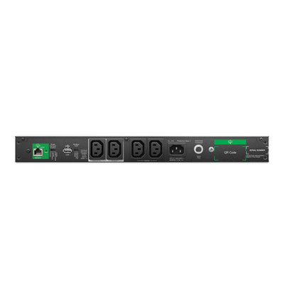 APC SMART-UPS C LI-ION 500VA SHORT DEPTH 230V SMARTCONNECT gruppo di continuità (UPS) A linea interattiva 0,5 kVA 400 W 4 presa(e) AC [SCL500RMI1UC]