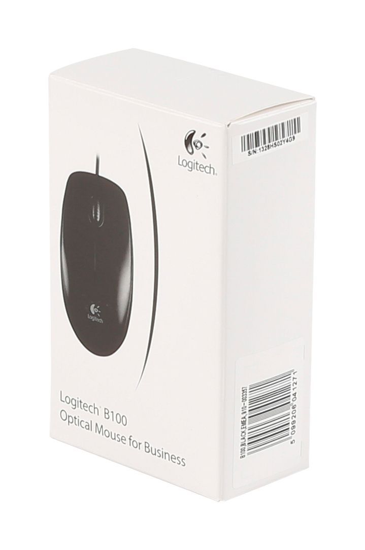 Logitech B100 mouse Ufficio Ambidestro USB tipo A Ottico 800 DPI [910-003357]