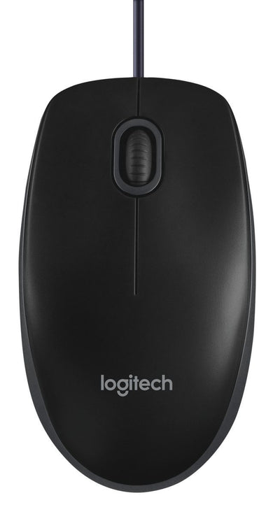 Logitech B100 mouse Ufficio Ambidestro USB tipo A Ottico 800 DPI [910-003357]