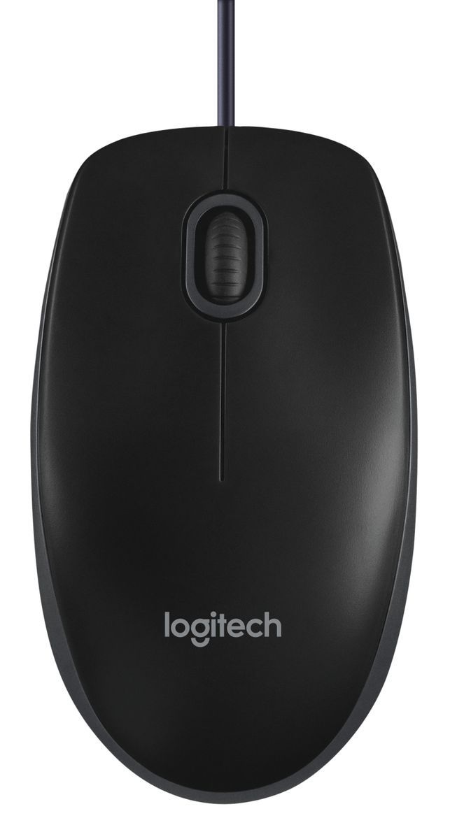 Logitech B100 mouse Ufficio Ambidestro USB tipo A Ottico 800 DPI [910-003357]