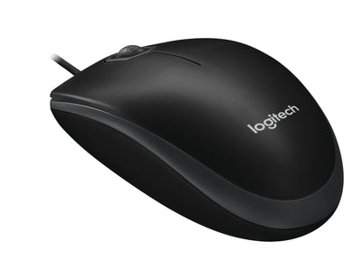 Logitech B100 mouse Ufficio Ambidestro USB tipo A Ottico 800 DPI [910-003357]