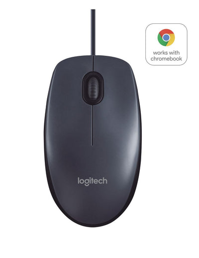 Logitech B100 mouse Ufficio Ambidestro USB tipo A Ottico 800 DPI [910-003357]