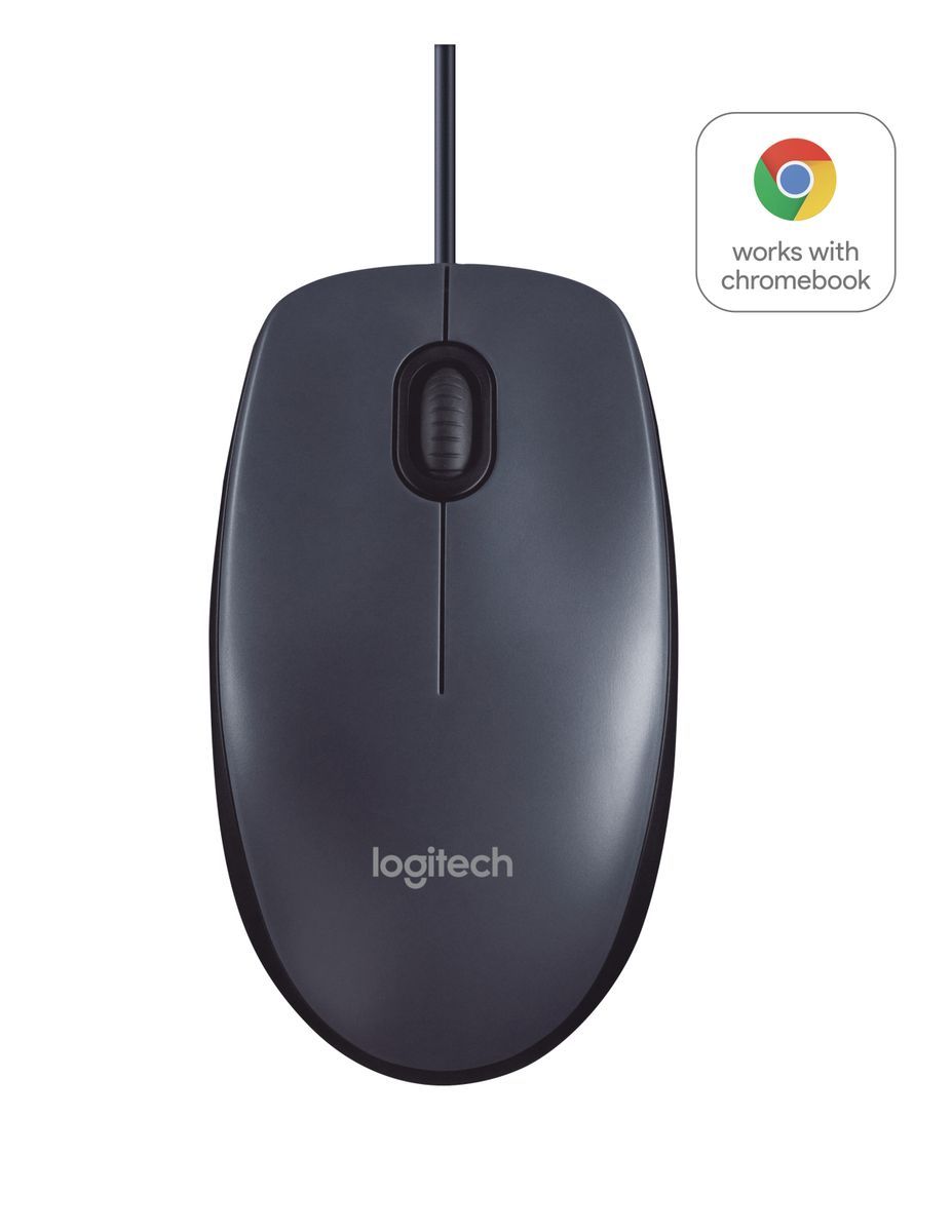 Logitech B100 mouse Ufficio Ambidestro USB tipo A Ottico 800 DPI [910-003357]