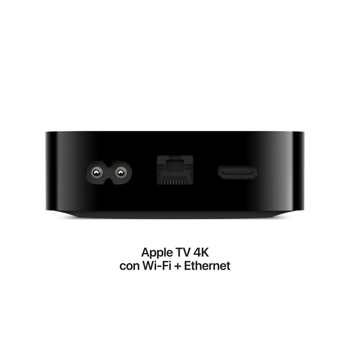 Apple TV 4K WiFi + Ethernet con 128GB di archiviazione [MN893T/A]