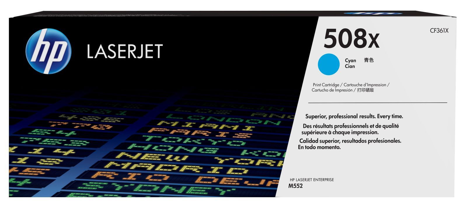 HP Cartuccia Toner ciano originale ad alta capacità LaserJet 508X [CF361X]