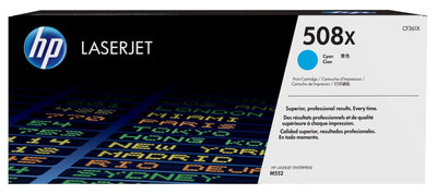 HP Cartuccia Toner ciano originale ad alta capacità LaserJet 508X [CF361X]