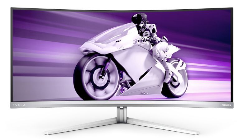 Philips 34M2C8600/00 Monitor PC 86,4 cm (34") 3440 x 1440 Pixel Wide Quad HD OLED Bianco [34M2C8600/00]