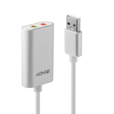 Lindy 42926 convertitore audio Argento, Bianco [LINDY42926]