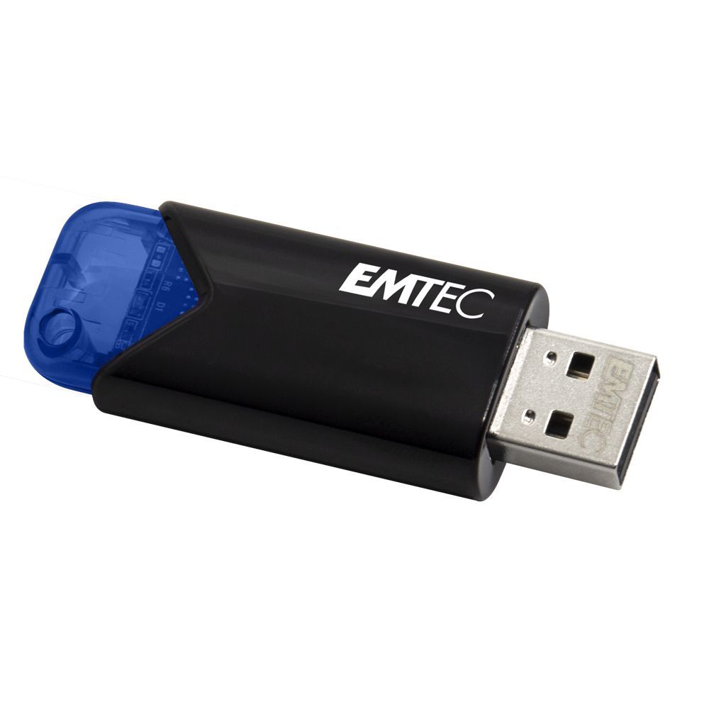 Emtec B110 Click Easy 3.2 unità flash USB 32 GB USB tipo A 3.2 Gen 2 (3.1 Gen 2) Nero, Blu [ECMMD32GB113]
