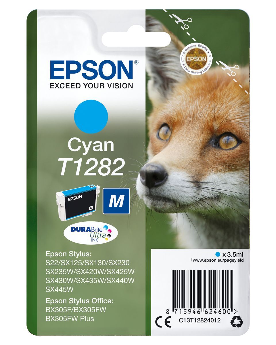 Epson Fox Cartuccia Ciano [C13T12824012]